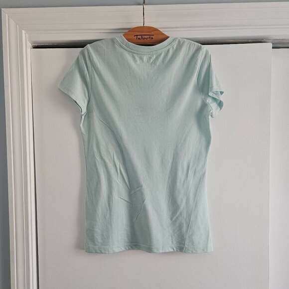 Aeropostale Classic Short Sleeve Blue Large Graphic Shirt - Picture 4 of 9